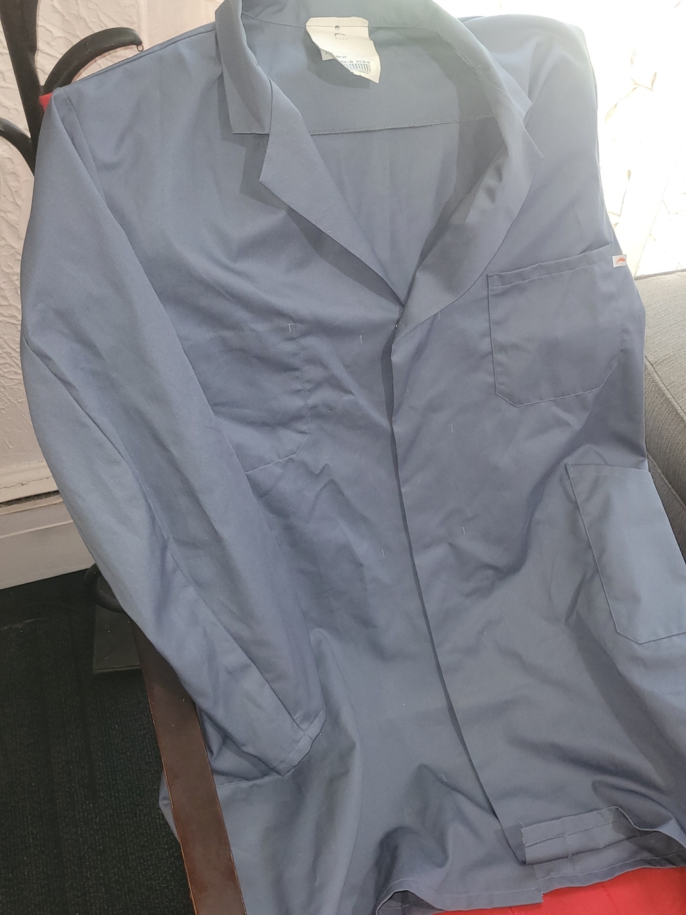 Men's Lightweight Blue Work Jacket